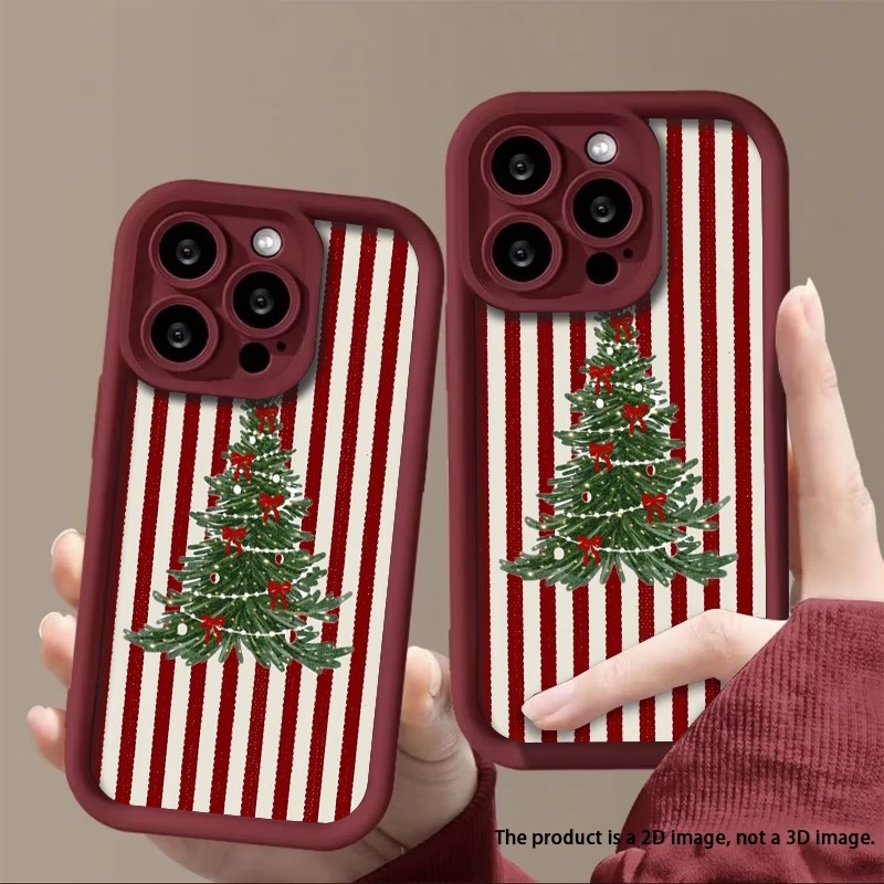 Apple Iphone 15 - Sequoia Noel Desenli Telefon Kılıfı, iPhone