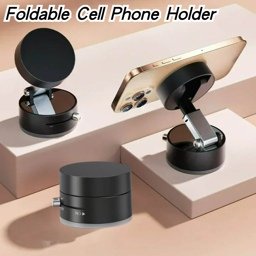 Phone Accessories Holder Car - Yüksek Performanslı Manyetik Vakum Tutucu Katlanabilir