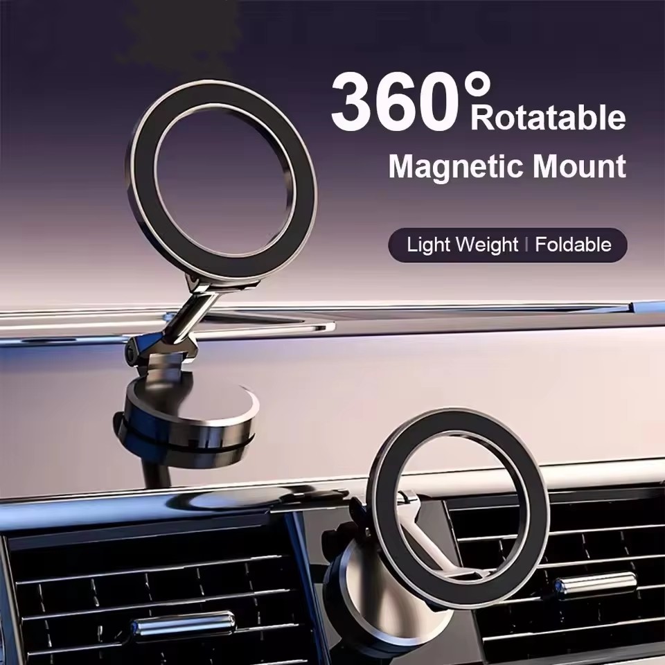 Phone Accessories Holder Car - Katlanabilir Mıknatıslı Araç İçi Cep Telefonu