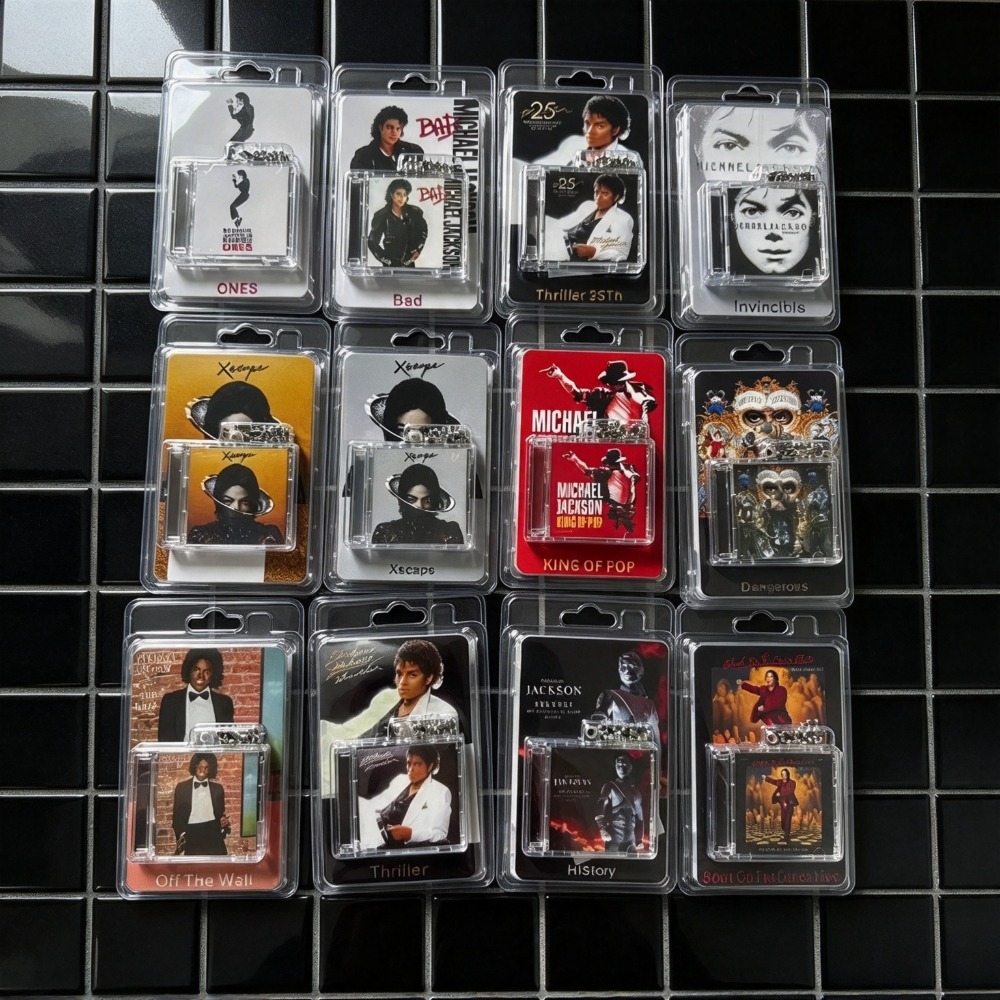 Phone Accessories Charms - Michael Jackson Temalı Mini CD Albüm