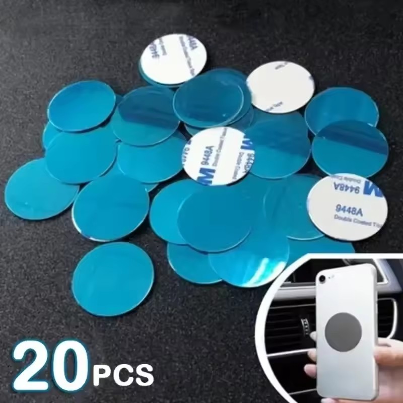 Phone Accessories Holder Car - 1/50 Adet Ultra İnce Metal Plaka