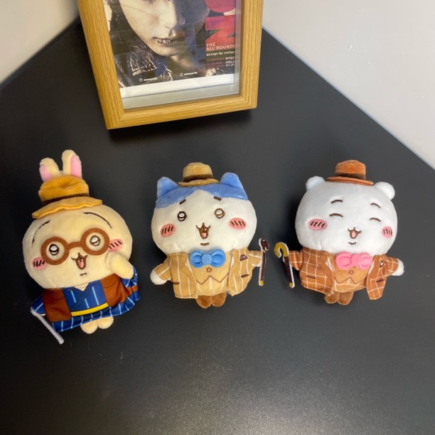 Phone Accessories Charms - Hachiware Usagi Dedektif Peluş Anahtarlık, Çanta