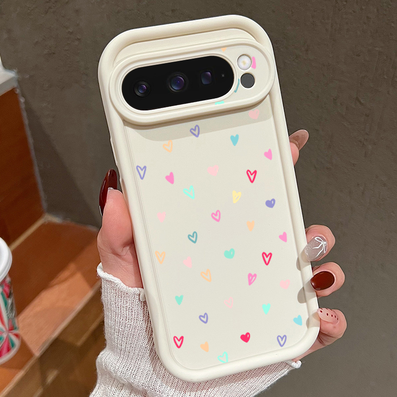 Renkli Küçük Kalpler Desenli Y - Google Pixel 9 Pro incelemesi ve fiyatı