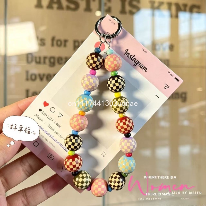 Orijinal Ahşap Desenli Boncukl - Phone Accessories Charms incelemesi ve fiyatı